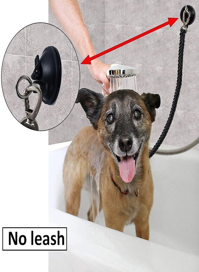 Pmsanzay Powerful Suction Cup Hook Cleat for Pet Dog & cat Bathtub, Shower & Pet Bathing Tether, Dog Grooming Tub Restraint Tether - No Leash - Image 4